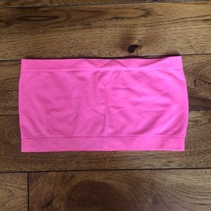 Neon pink bandeau